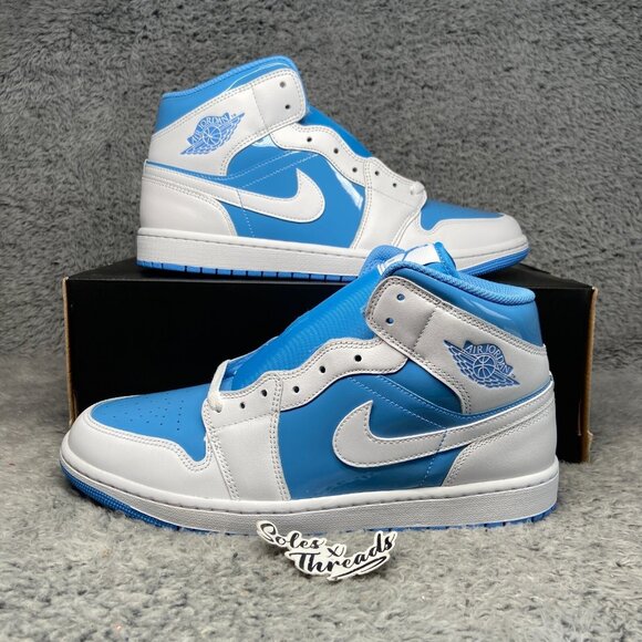 Air Jordan 1 Mid SE Men Sizes Legend Blue White Sneakers FZ2142-114 main image 8